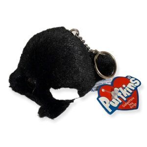 Puffkins toby killer whale key chain